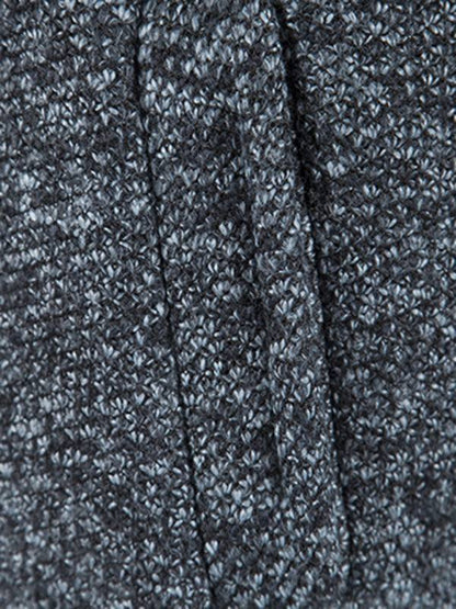 Cozy Casual Knitted Hooded Zipper Jacket for Men - Perfect for Autumn Adventures - MENLL