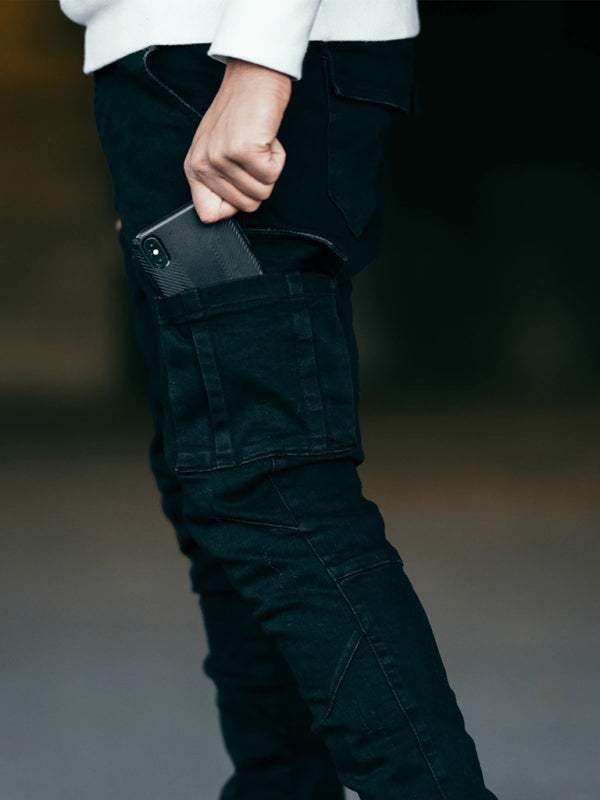 Sleek & Stylish Men's Skinny Jeans with Convenient Side Pockets