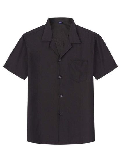 Effortlessly Stylish Loose-Fit Casual Lapel Shirt for Men - Perfect for Spring-Summer Outings!