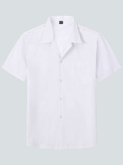 Effortlessly Stylish Loose-Fit Casual Lapel Shirt for Men - Perfect for Spring-Summer Outings!