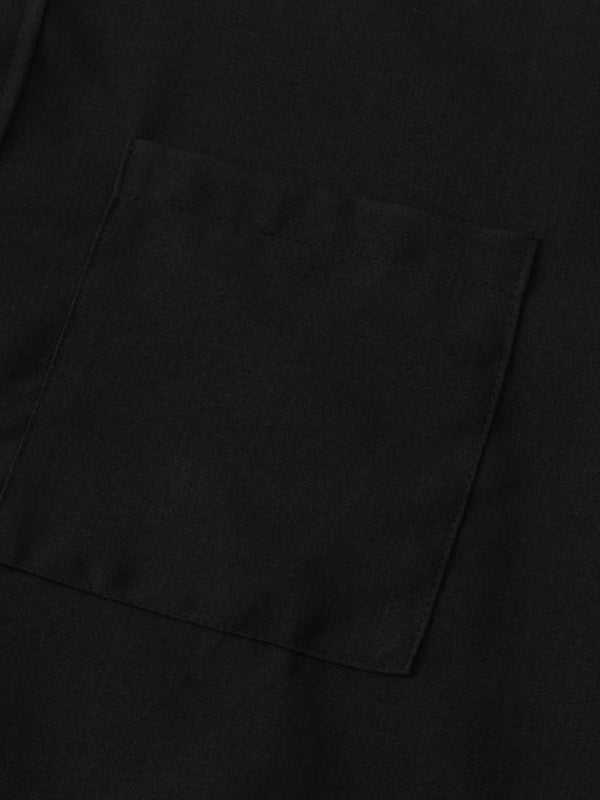 Effortlessly Stylish Men's Short-Sleeved Cotton-Linen Shirt for Spring & Summer