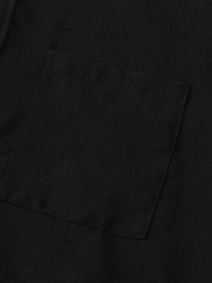 Effortlessly Stylish Men's Short-Sleeved Cotton-Linen Shirt for Spring & Summer