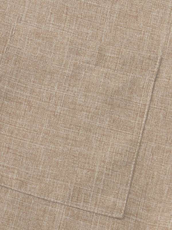 Effortlessly Stylish Men's Short-Sleeved Cotton-Linen Shirt for Spring & Summer