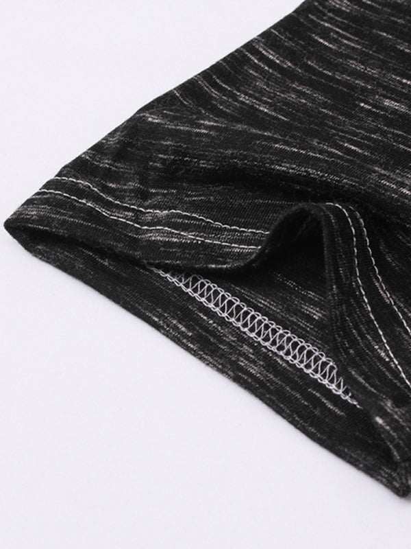 Stylish Slim Fit Henley Collar Men's T-Shirt - Perfect for Spring and Summer Casual Wear - MENLL