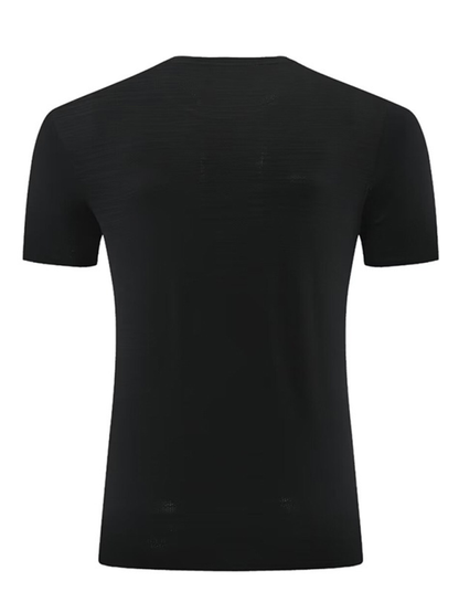 Men's Ultra-Light Ice Silk Quick-Dry Sports Tee - Perfect for Spring & Summer Activities!