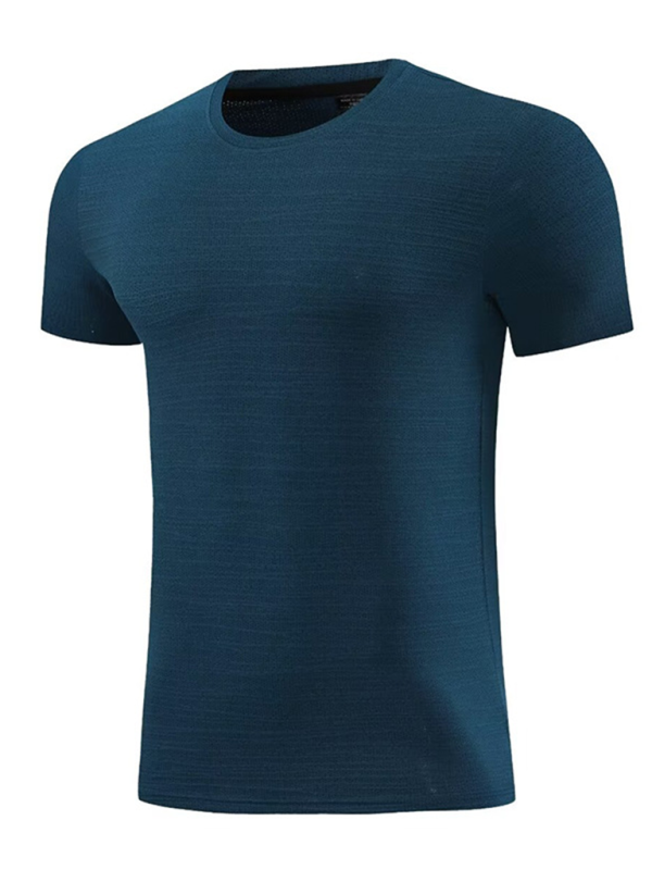 Men's Ultra-Light Ice Silk Quick-Dry Sports Tee - Perfect for Spring & Summer Activities! - MENLL