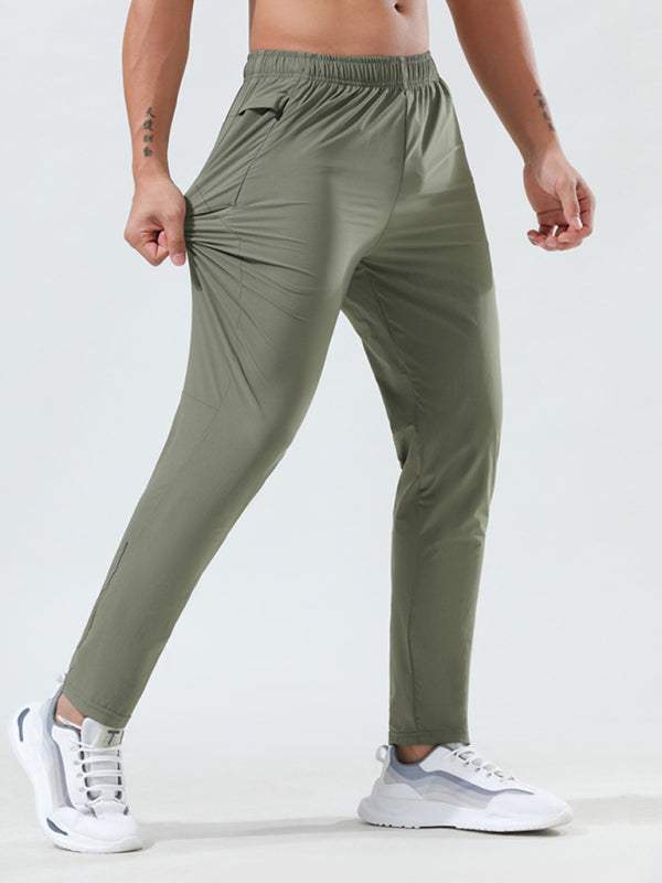 Ultimate Performance Men's Quick-Dry Elastic Fitness Trousers for All Seasons - MENLL