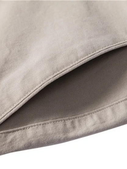 Classic All-Season Men's Versatile Solid Color Casual Trousers - MENLL