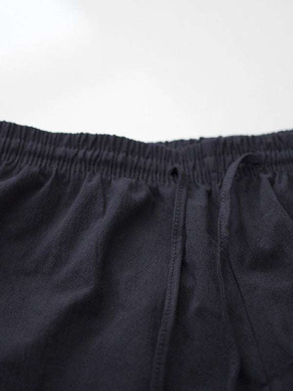Stylish Men's Cuffed Ankle Trousers for Effortless Casual Elegance - MENLL