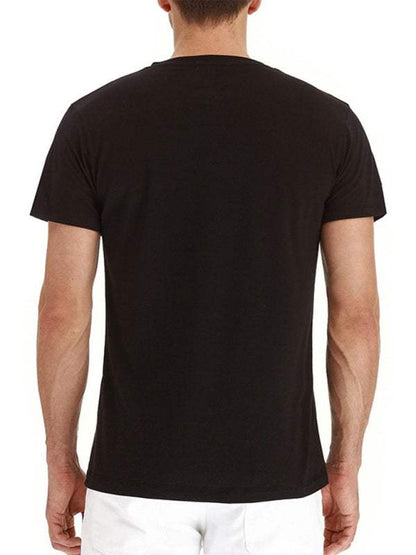 Versatile Men's Cotton V-Neck Henley T-Shirt for Ultimate Comfort - MENLL