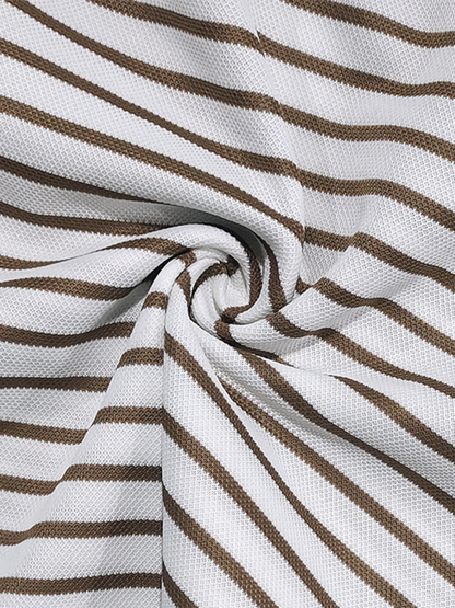 Cozy Autumn Striped Long Sleeve Henley Tee for Effortless Style and Comfort