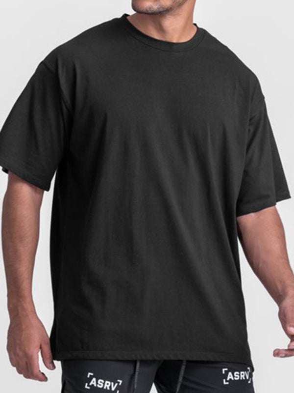 Ultimate Comfort Men's Quick-Dry Knitted Sports T-Shirt - Short Sleeve Round Neck for All-Day Leisure and Activity - MENLL