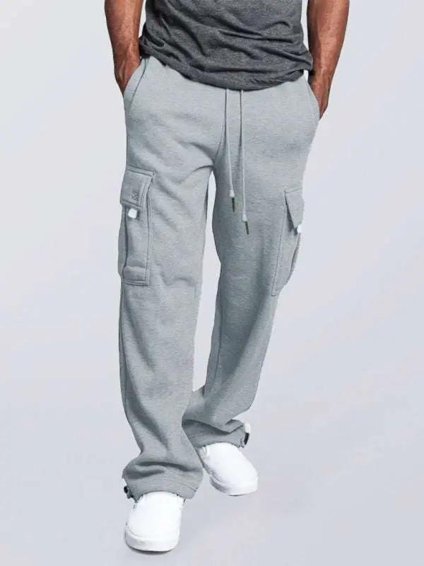 Men Shirts - Versatile Men's Comfortable Cargo Pants with Elastic Wais - Men Shirts | MENLL