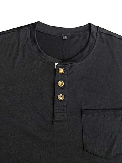 Stylish Men's Long-Sleeved Solid Color T-Shirt - Comfortable Bottoming Shirt for Autumn-Winter Casual Wear