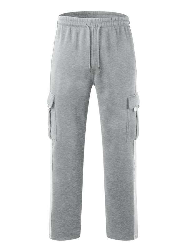 Cozy Velvet Multi-Pocket Overalls for Men - Stylish and Versatile Autumn/Winter Essential - MENLL
