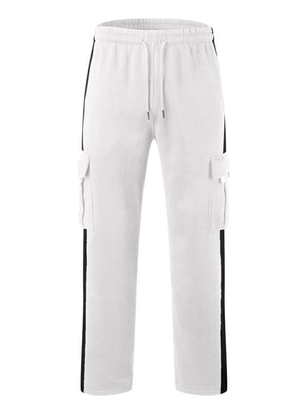 Cozy Velvet Multi-Pocket Overalls for Men - Stylish and Versatile Autumn/Winter Essential - MENLL
