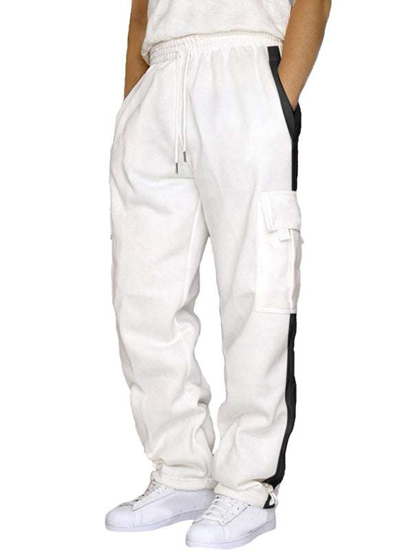 Cozy Velvet Multi-Pocket Overalls for Men - Stylish and Versatile Autumn/Winter Essential - MENLL