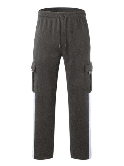 Cozy Velvet Multi-Pocket Overalls for Men - Stylish and Versatile Autumn/Winter Essential - MENLL