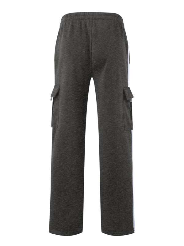 Cozy Velvet Multi-Pocket Overalls for Men - Stylish and Versatile Autumn/Winter Essential - MENLL
