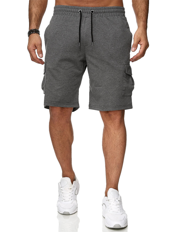 Ultimate Men's Multi-Pocket Active Shorts - Comfortable Fitness Overalls for Spring-Summer Adventures - MENLL