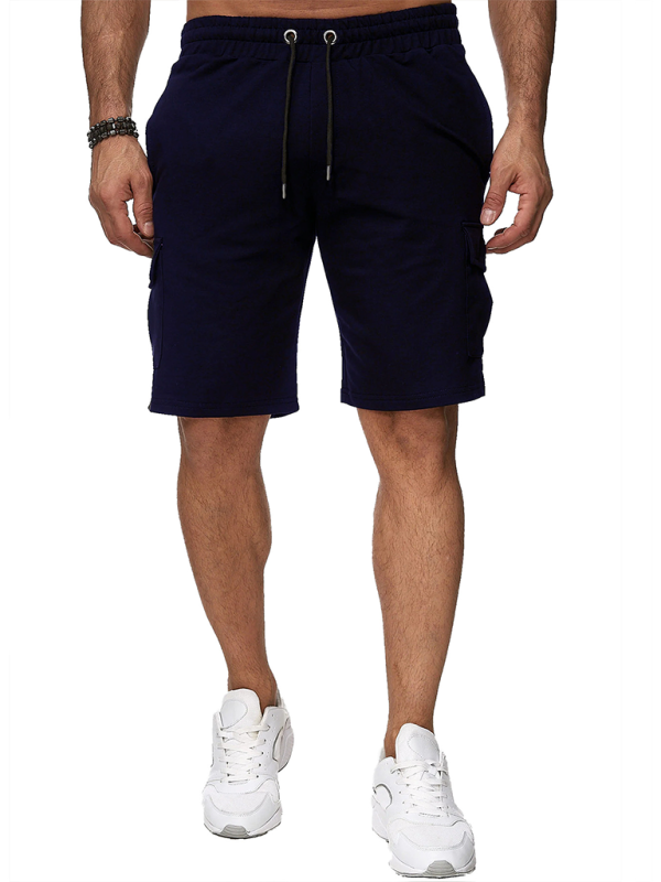 Ultimate Men's Multi-Pocket Active Shorts - Comfortable Fitness Overalls for Spring-Summer Adventures - MENLL