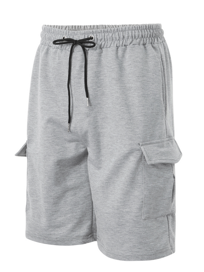 Ultimate Men's Multi-Pocket Active Shorts - Comfortable Fitness Overalls for Spring-Summer Adventures - MENLL