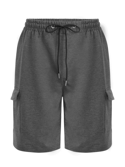 Ultimate Men's Multi-Pocket Active Shorts - Comfortable Fitness Overalls for Spring-Summer Adventures - MENLL