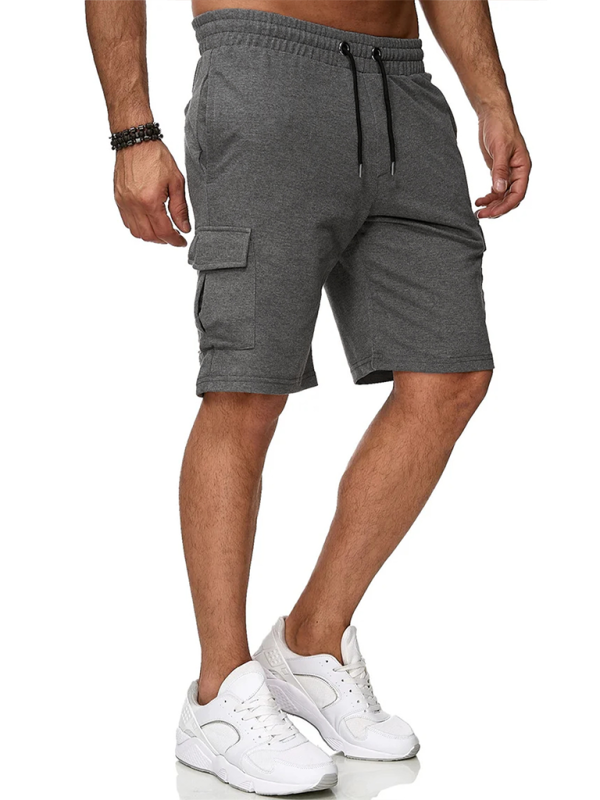Ultimate Men's Multi-Pocket Active Shorts - Comfortable Fitness Overalls for Spring-Summer Adventures - MENLL