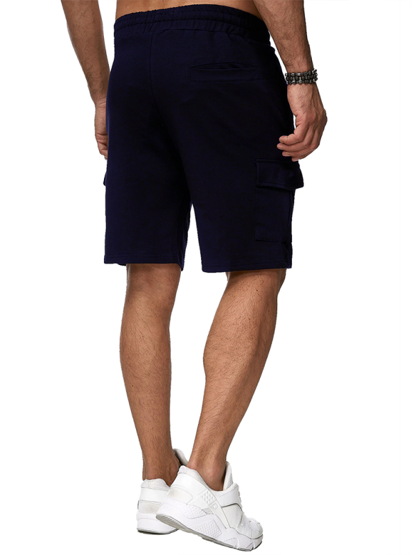 Ultimate Men's Multi-Pocket Active Shorts - Comfortable Fitness Overalls for Spring-Summer Adventures - MENLL
