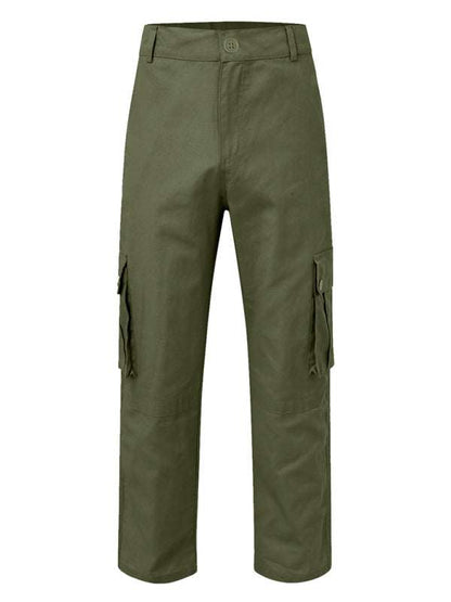 Versatile Multi-Pocket Casual Cargo Pants for Men – Comfort Meets Style - MENLL