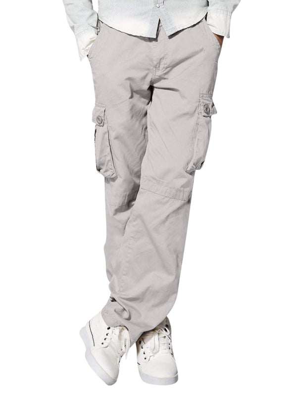 Versatile Multi-Pocket Casual Cargo Pants for Men – Comfort Meets Style - MENLL