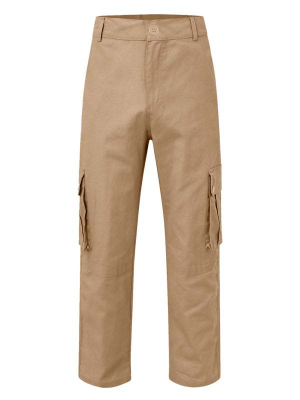 Versatile Multi-Pocket Casual Cargo Pants for Men – Comfort Meets Style - MENLL