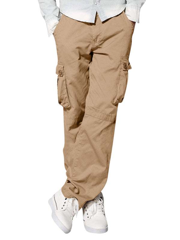 Versatile Multi-Pocket Casual Cargo Pants for Men – Comfort Meets Style - MENLL