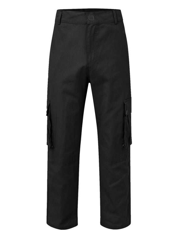 Versatile Multi-Pocket Casual Cargo Pants for Men – Comfort Meets Style - MENLL