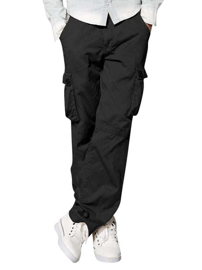 Versatile Multi-Pocket Casual Cargo Pants for Men – Comfort Meets Style - MENLL