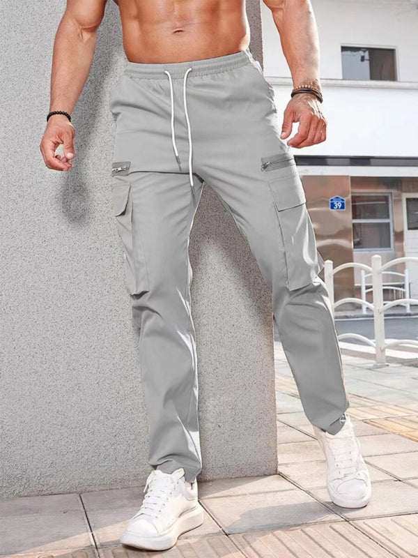 Stylish Men's Zippered Casual Sports Overalls for All Seasons - MENLL