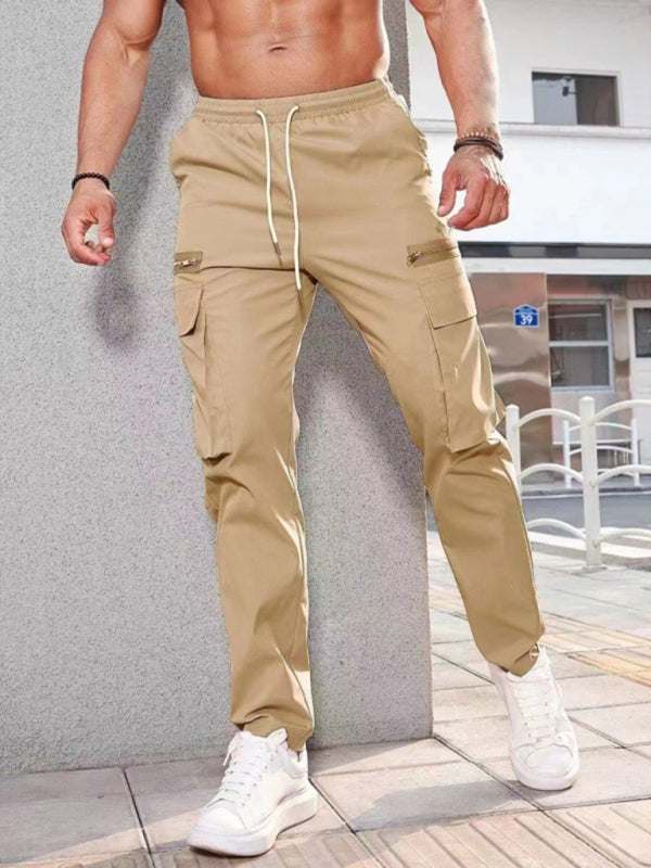 Stylish Men's Zippered Casual Sports Overalls for All Seasons - MENLL
