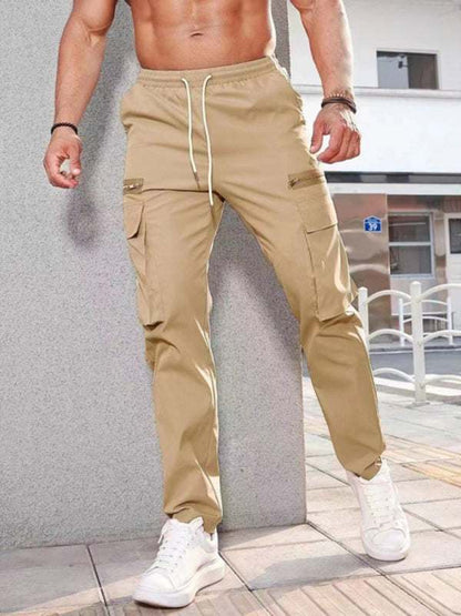 Stylish Men's Zippered Casual Sports Overalls for All Seasons - MENLL