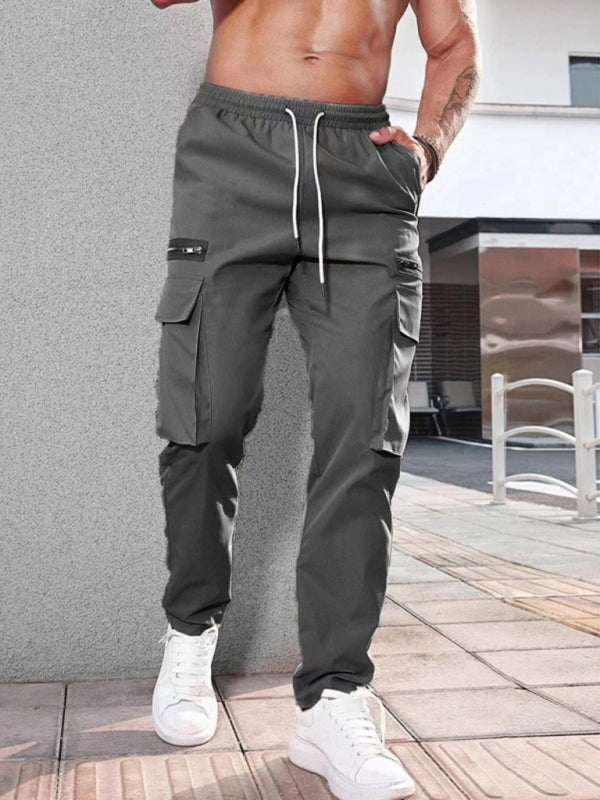Stylish Men's Zippered Casual Sports Overalls for All Seasons - MENLL