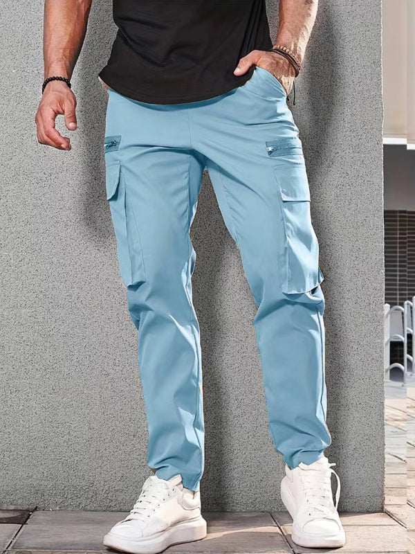 Stylish Men's Zippered Casual Sports Overalls for All Seasons - MENLL