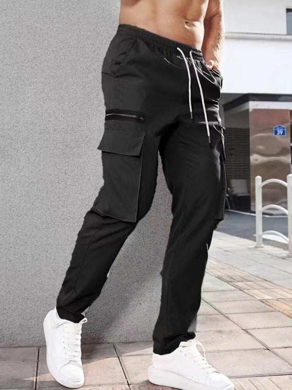 Stylish Men's Zippered Casual Sports Overalls for All Seasons - MENLL