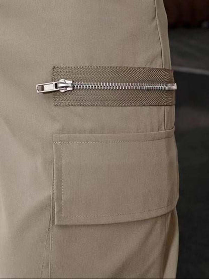 Stylish Men's Zippered Casual Sports Overalls for All Seasons - MENLL