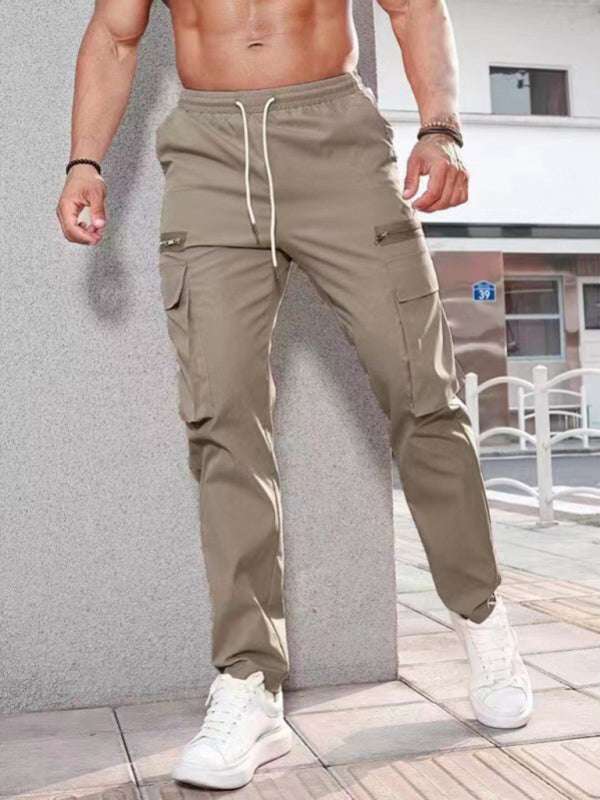 Stylish Men's Zippered Casual Sports Overalls for All Seasons - MENLL
