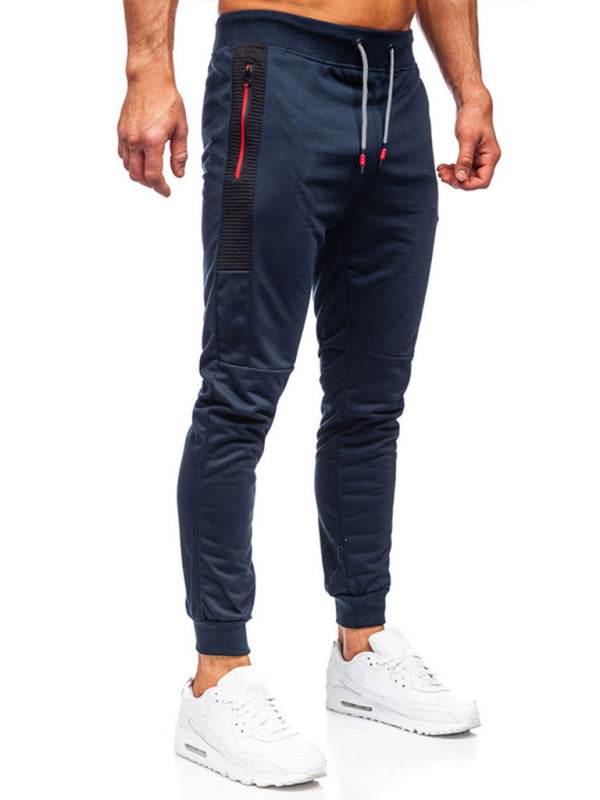 Stylish Men's Casual Sweatpants with Contrast Pocket Design - Perfect for Everyday Comfort - MENLL