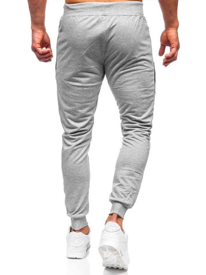 Stylish Men's Casual Sweatpants with Contrast Pocket Design - Perfect for Everyday Comfort - MENLL