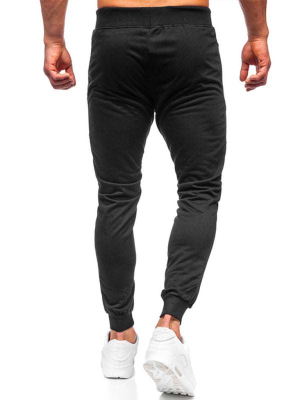 Stylish Men's Casual Sweatpants with Contrast Pocket Design - Perfect for Everyday Comfort - MENLL