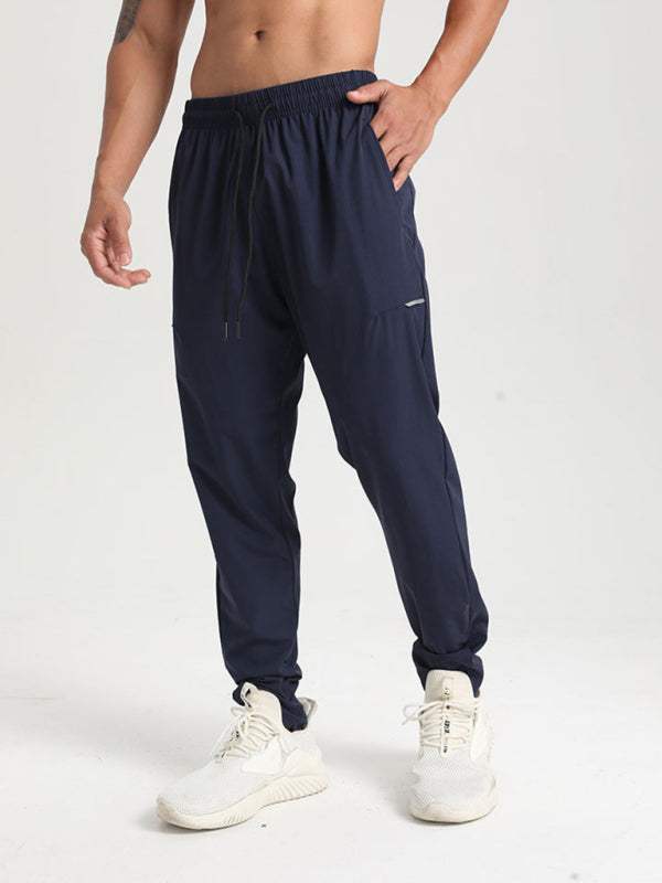 Men's Ultimate Quick-Dry Stretchy Fitness Trousers for Outdoor Adventure and Casual Running - MENLL