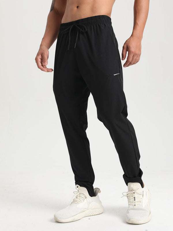Men's Ultimate Quick-Dry Stretchy Fitness Trousers for Outdoor Adventure and Casual Running - MENLL