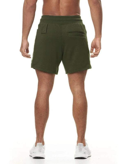 Ultimate Comfort Men's Multi-Pocket Sports Gym Shorts with Hanging Towel for Stylish Running and Training - MENLL