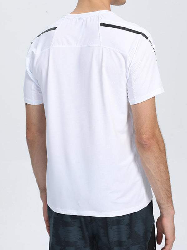 Ultimate Comfort Men's Quick-Dry Sports Tee - Breathable, Loose Fit for Active Days - MENLL